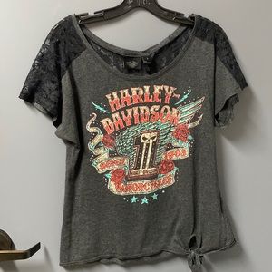 Harley-Davidson women’s top size large with lace